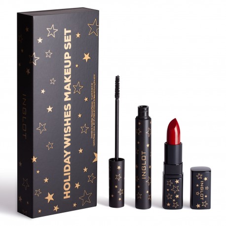 Holiday Promise Makeup Set Red