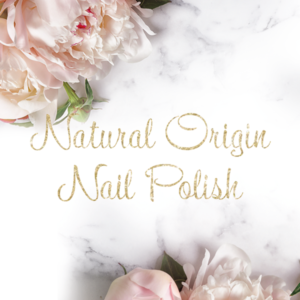 Natural origin nail polish